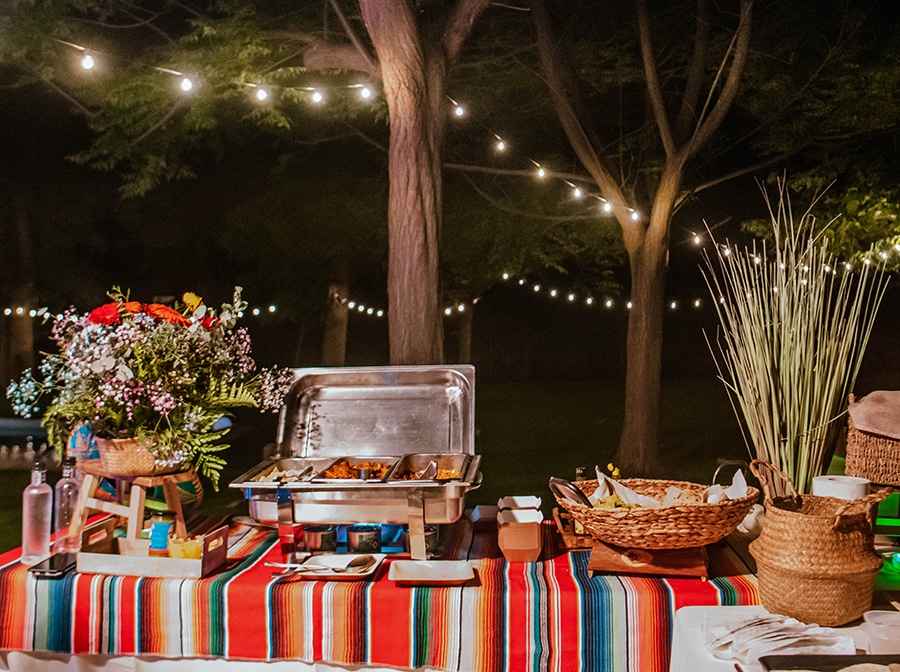 DECORACIÓN PARA UNA FIESTA MEXICANA