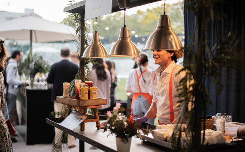 Show cooking en un evento de catering en Madrid