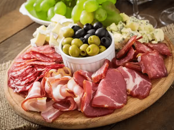 Catering de Lisi classic wedding menu with gourmet appetizers and canapés