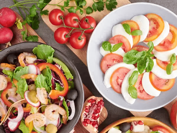 Catering de Lisi classic wedding menu with appetizers and canapés