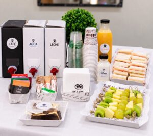 Menú VIP de desayuno y coffee break para empresas en Madrid
